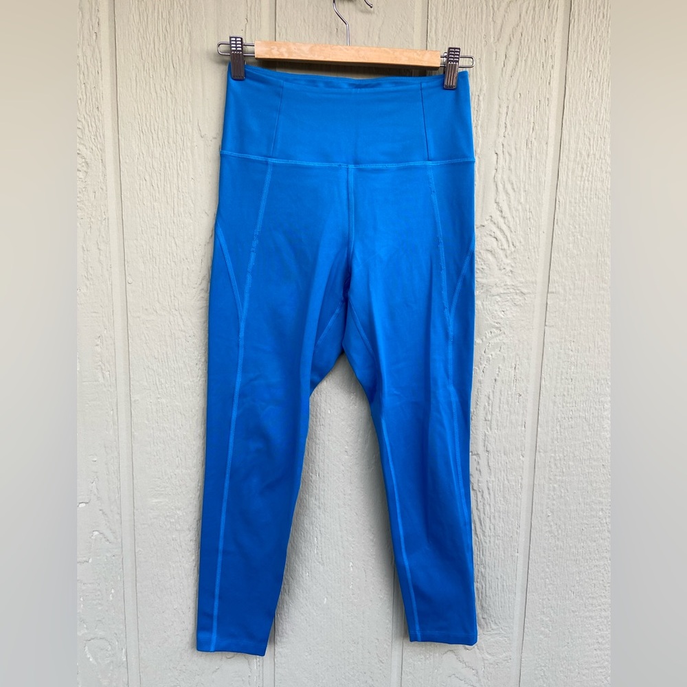 Girlfriend Collective Rare Lapis Royal blue Leggings 23.5” - Picture 8 of 11